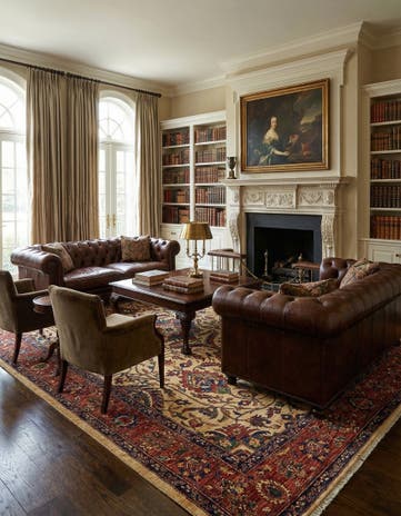 6' 8 x 10' 3 Hand Knotted Ariana Ziegler Oriental Wool Rug
