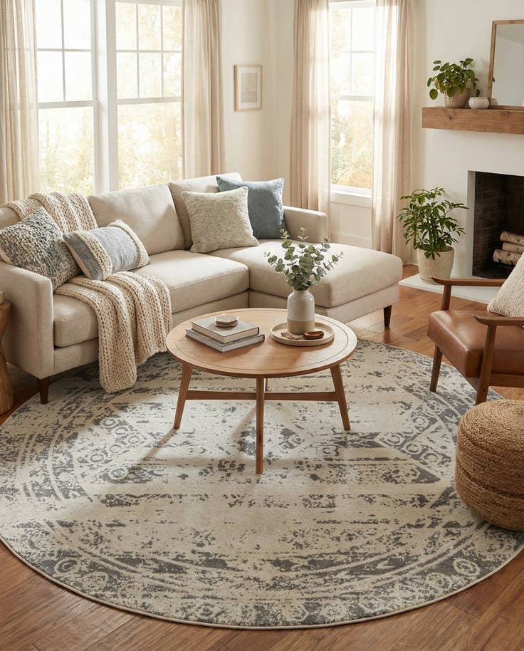 Detail image of 10' x 10' Lennon Round Rug