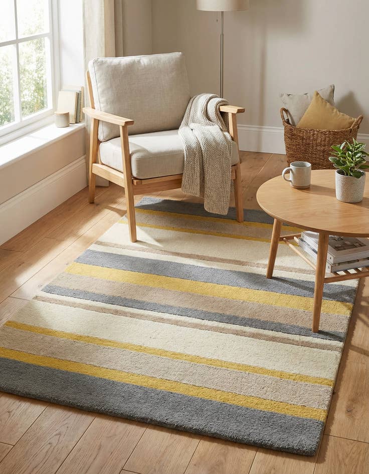 Detail image of 2' 9 x 4' 10 Luna Wool Rug