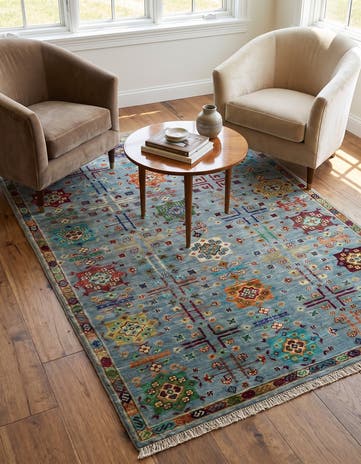 4' x 5' 11 Hand Knotted Ariana Ziegler Rug