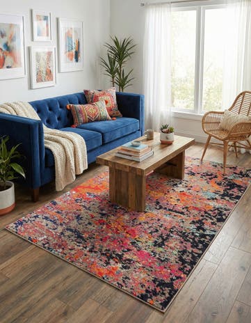 Washable Vivid Rug