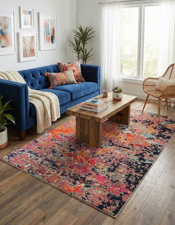 Washable Vivid Rug