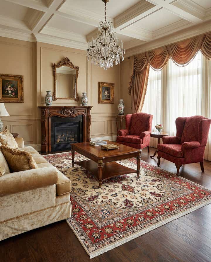 5' x 7' Tabriz Rug