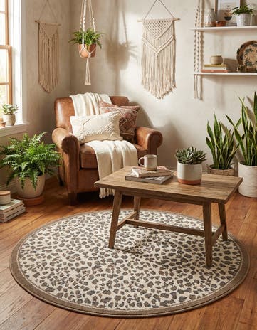 4' x 4' Savannah Round Rug