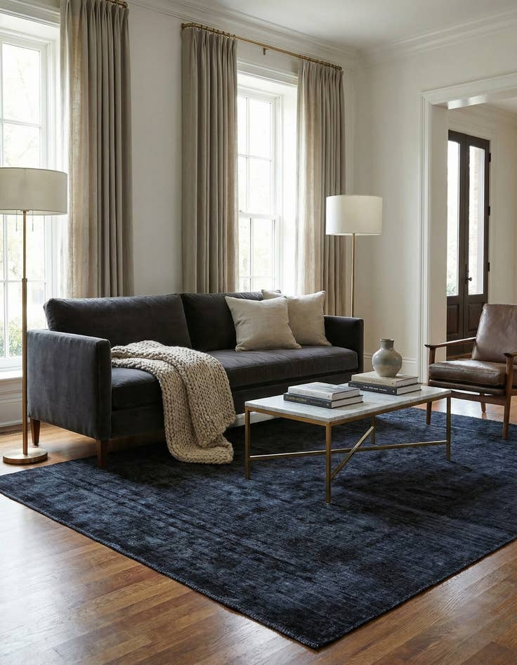 Detail image of 6' 3 x 9' 1  Hand Knotted Ultra Vintage Persian Wool Rug