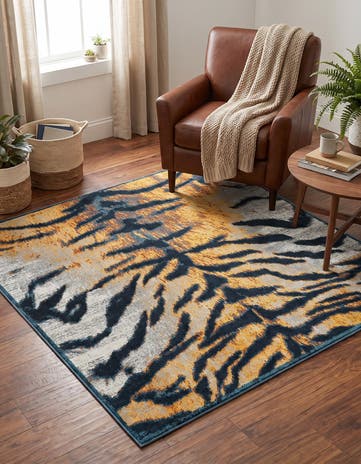 5' 3 x 5' 3 Kamala Washable Square Rug