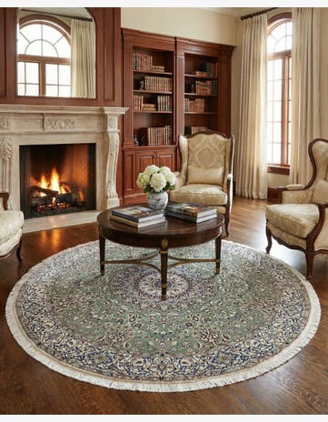 8' 3 x 8' 4 Nain Round Rug