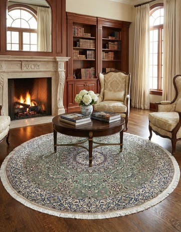 8' 3 x 8' 4 Nain Round Rug
