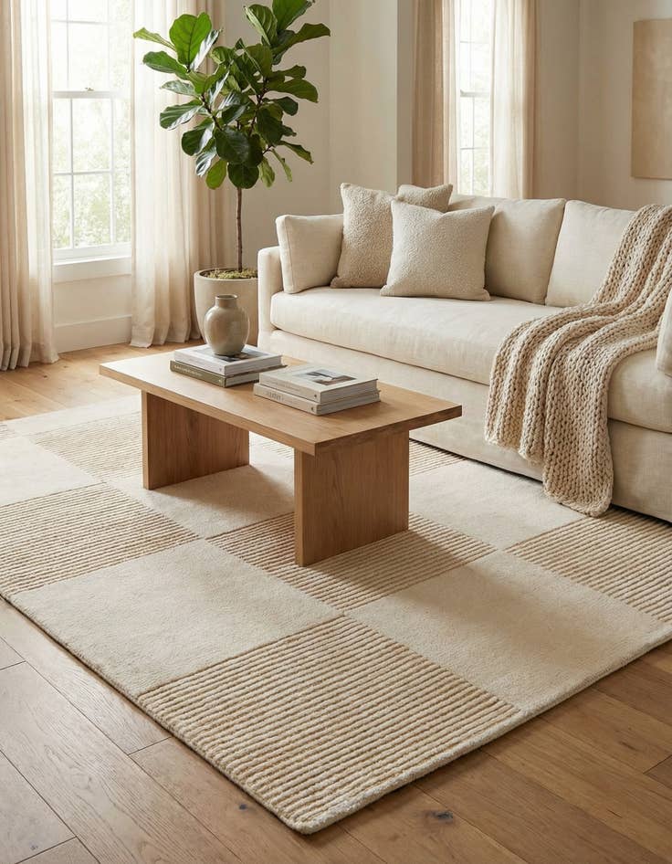 Detail image of  2' 11 x 4' 7  Hand Knotted Darya Wool Rug