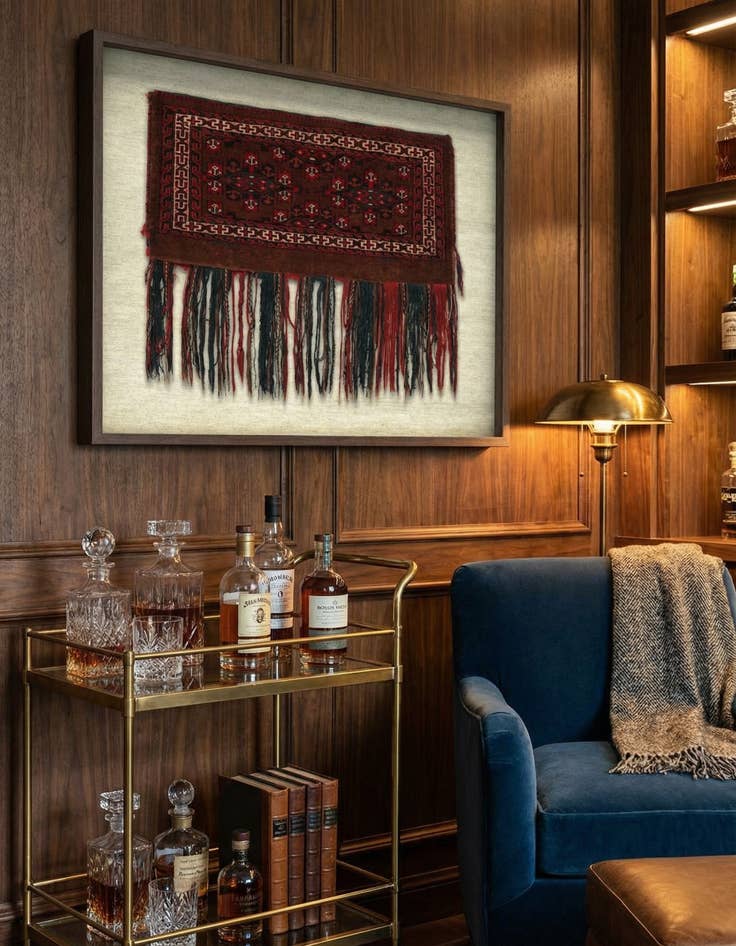 Detail image of 2' 1 x 3' 1 Textile Wall Art Rug