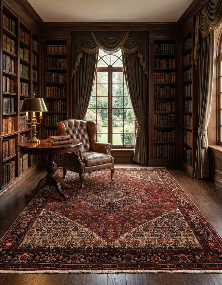 Detail image of 4' 9 x 6' 11 Bidjar Rug