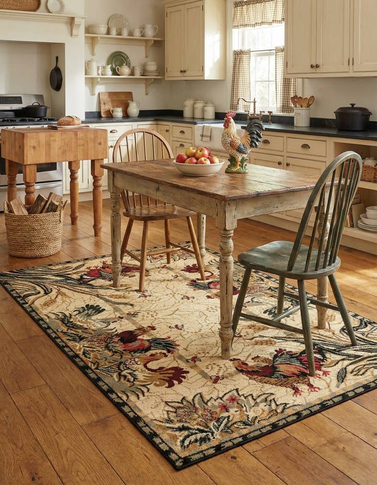 Detail image of 4' x 6' Country Rug