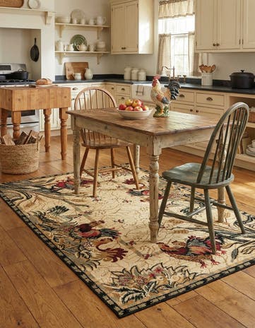 4' x 6' Pastoral Rug