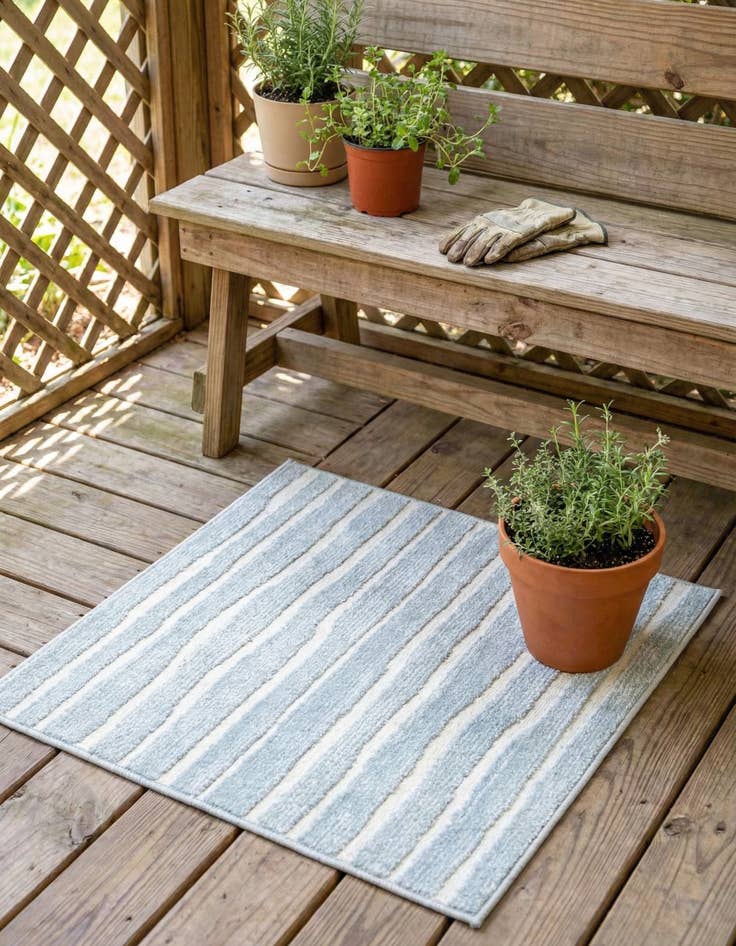 Detail image of 1' 8 x 1' 8  Washable Sabrina Soto Ola Indoor / Outdoor Sample Rug
