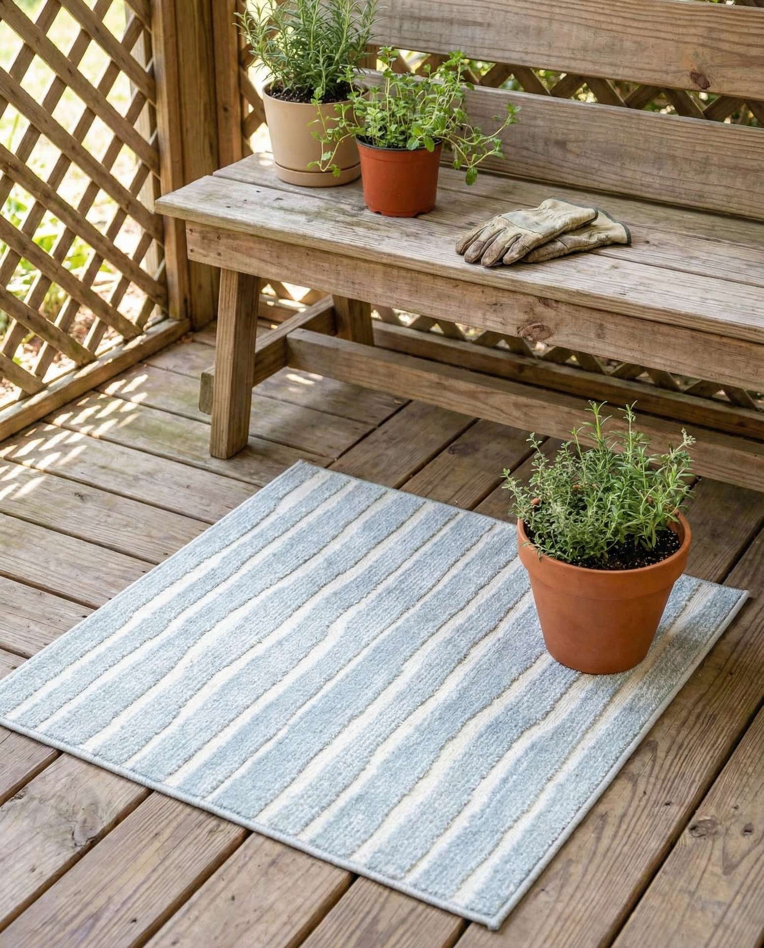 1' 8 x 1' 8 Easy-Clean Sabrina Soto Ola Indoor / Outdoor Sample Rug