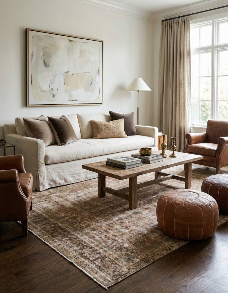 Detail image of 8' 4 x 12' 10  Hand Knotted Ultra Vintage Persian Wool Rug