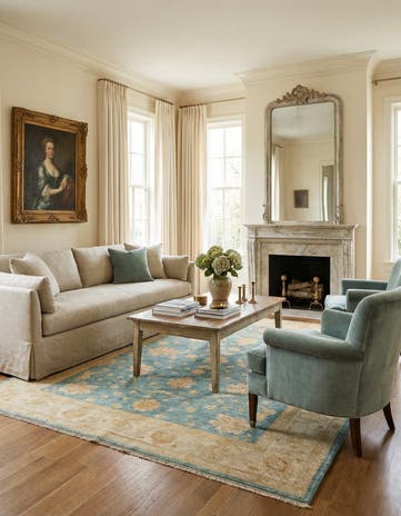 5' 1 x 6' 8 Kaizar Wool Rug