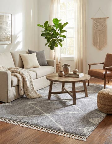 Gray Morocco Rug