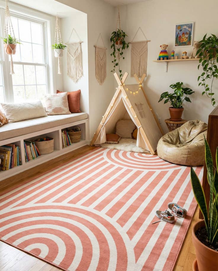 Detail image of 6' x 9' Whimsy Kids Rug