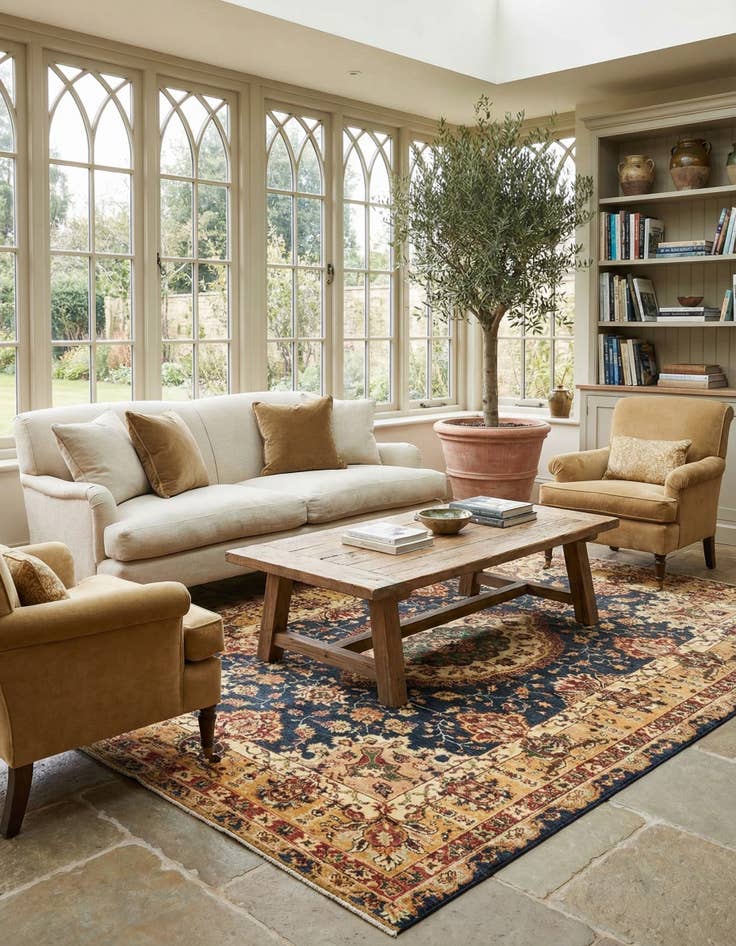 Detail image of 5' 9 x 7' 8  Hand Knotted Ariana Ziegler Rug