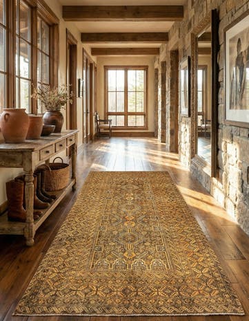 3' 3 x 6' 8 Vintage Runner Rug