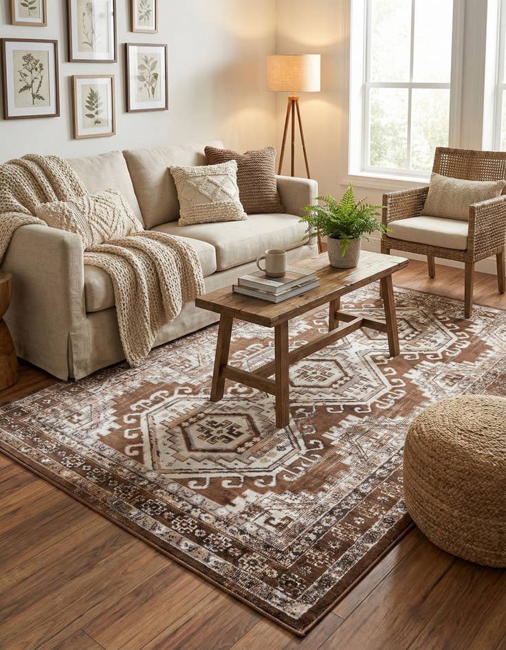 Detail image of  5' 3 x 8' Charlotte Rug