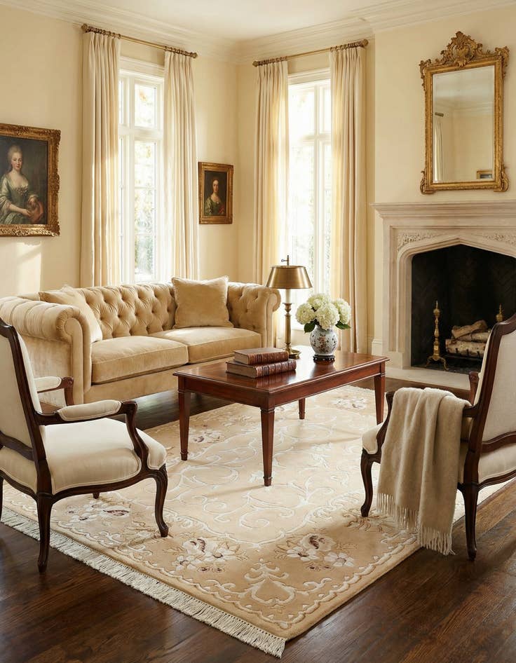 Detail image of 4' 1 x 6' 1 Darya Rug