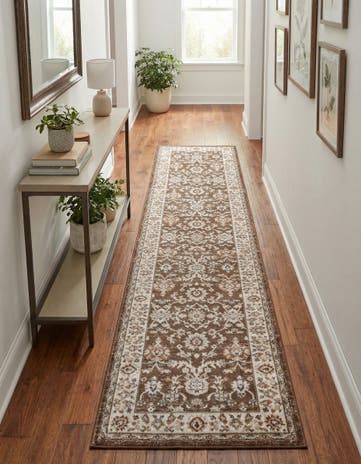 Brown Charlotte Runner Rug