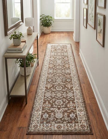 Brown Charlotte Runner Rug