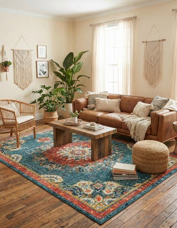 Blue Madeline Rug