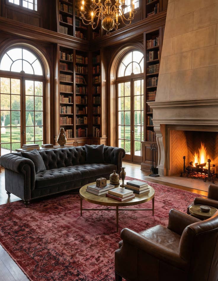 Detail image of 9' 9 x 13' 1 Vintage Royal Wool Rug