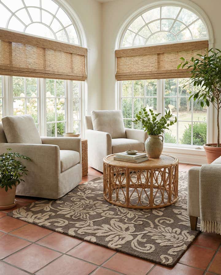 5' 1 x 8' Agra Wool Rug