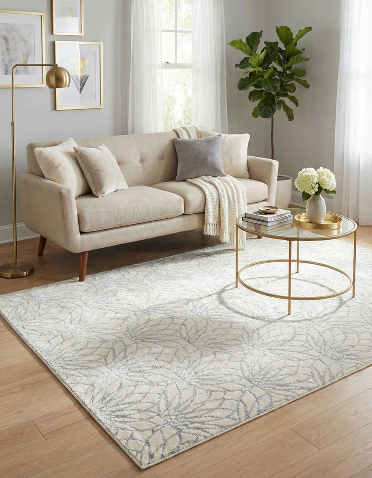 Detail image of  6' x 9'  Marilyn Monroe™ Glam Dahlia Rug