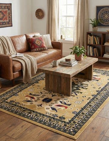 6' x 9' Heris Rug