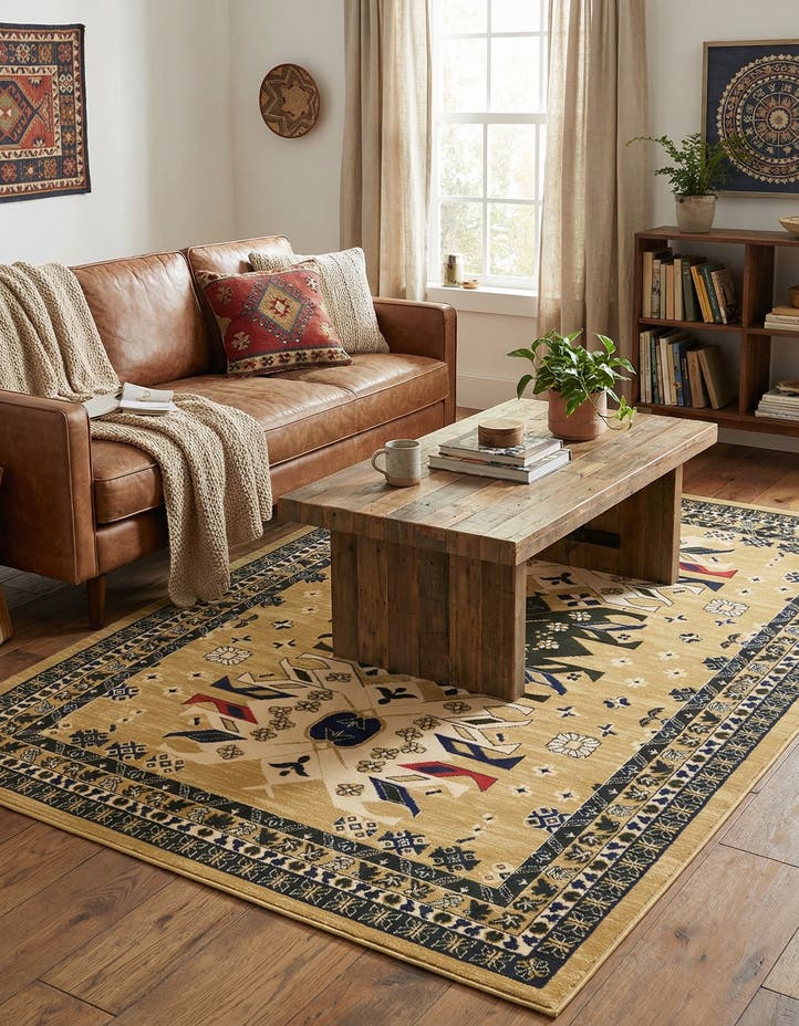 6' x 9' Heris Rug