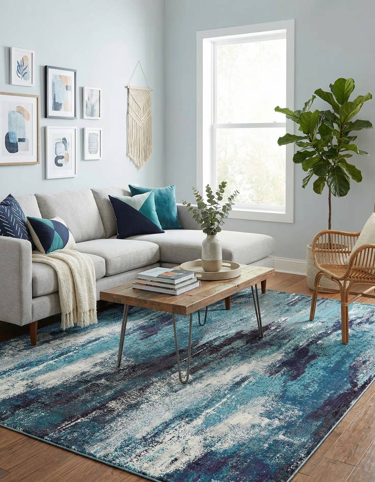 Detail image of  7' x 10'  Washable Sevilla Rug