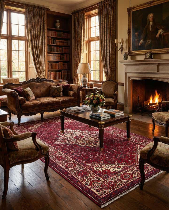 5' 5 x 10' 1 Hossainabad Rug