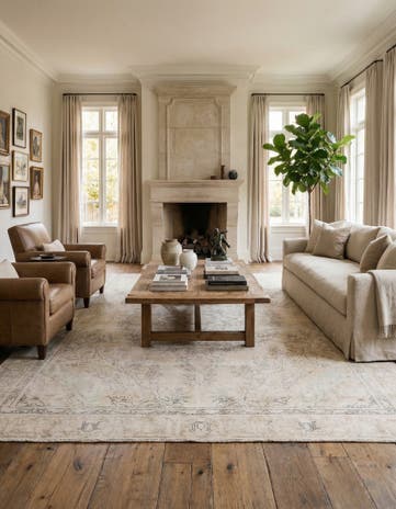 8' 11 x 12' 4 Hand Knotted Ultra Vintage Persian Wool Rug