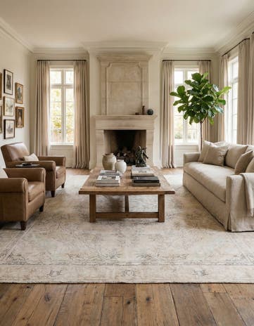 8' 11 x 12' 4 Hand Knotted Ultra Vintage Persian Wool Rug