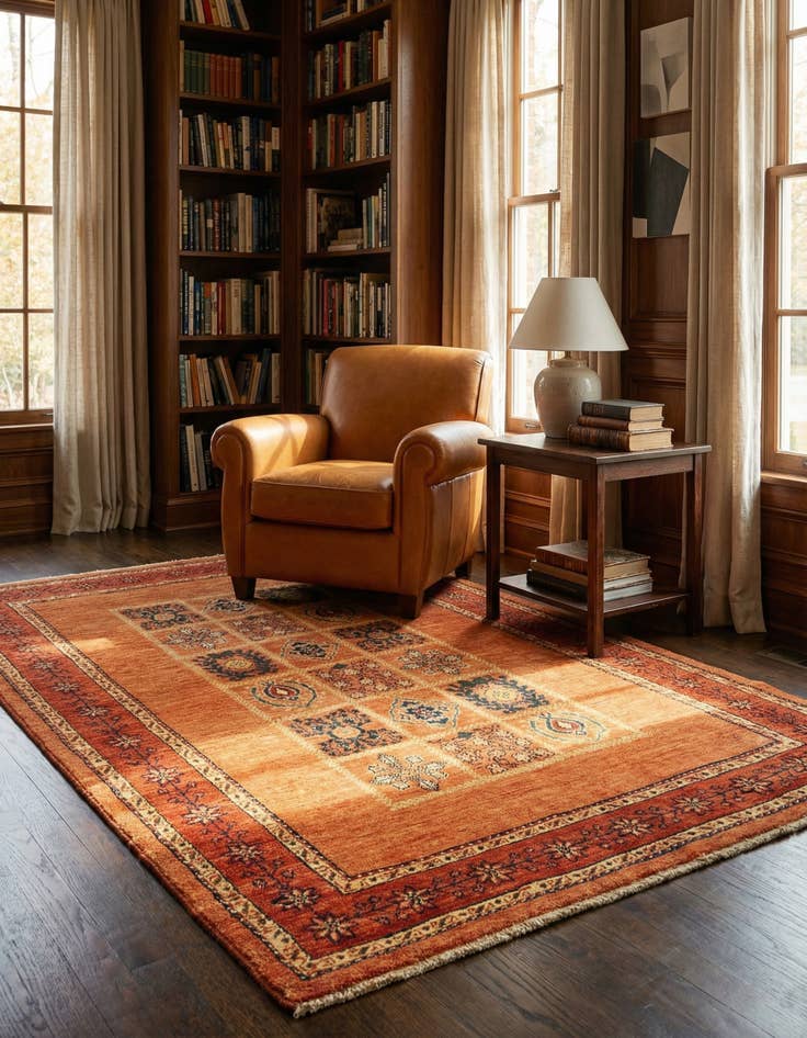 Detail image of 3' 8 x 5' 7 Kashkuli Wool Rug