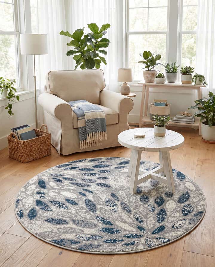 4' x 4' Charleston Round Rug
