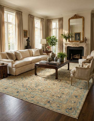 9' 6 x 12' 2 Hand Knotted Ultra Vintage Persian Wool Rug