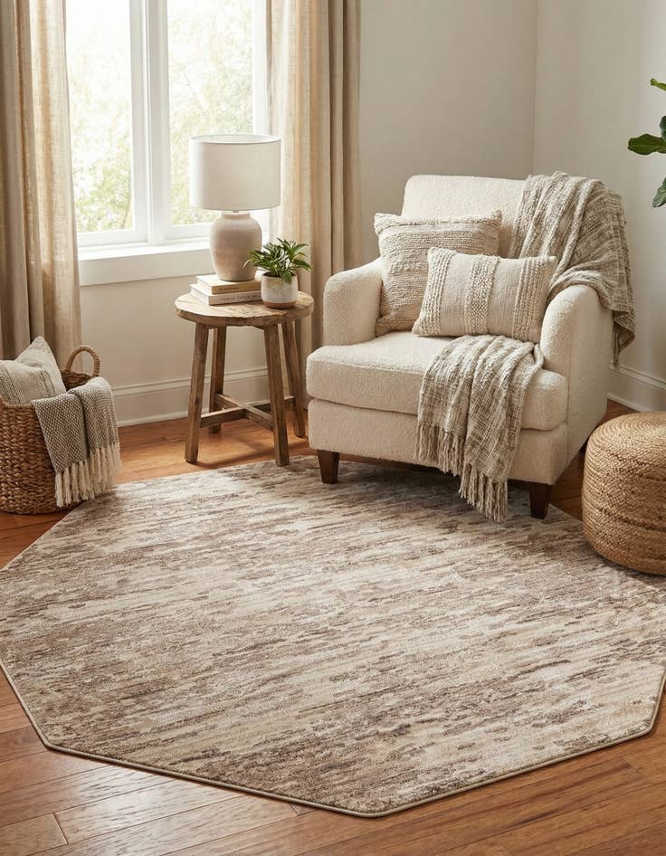 Detail image of 6' x 6' Oasis Octagon Rug