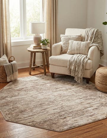 6' x 6' Oasis Octagon Rug