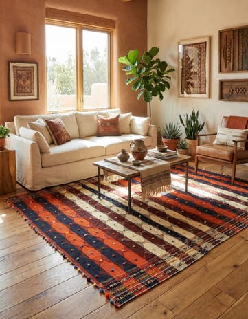 5' 4 x 7' 10 Jajim Wool Rug