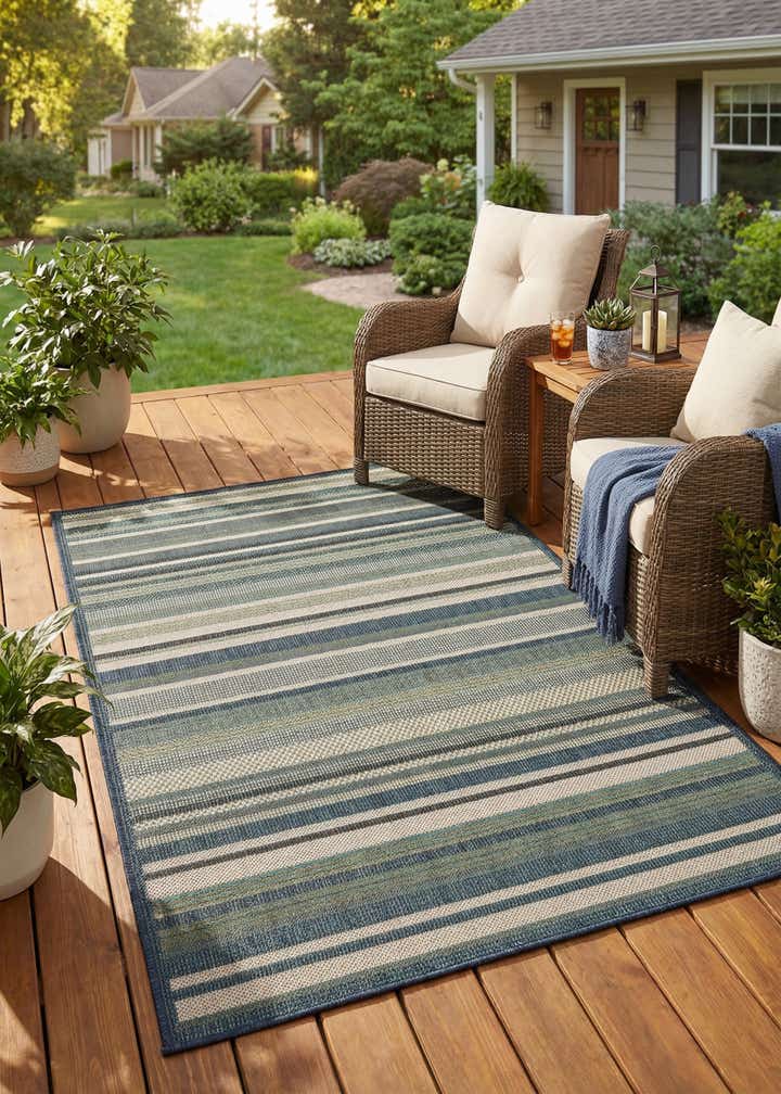 4' x 6' Easy-Clean Baja Indoor / Outdoor Rug