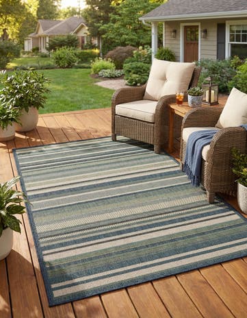 4' x 6' Easy-Clean Baja Indoor / Outdoor Rug