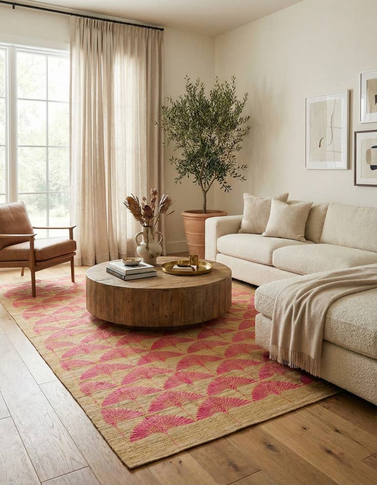 Detail image of 7' 3 x 9' 10  Hand Woven Kilim Modern Wool Rug