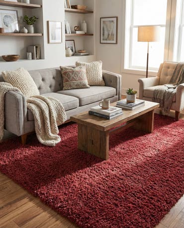  10' x 10' Zermatt Shag Square Rug