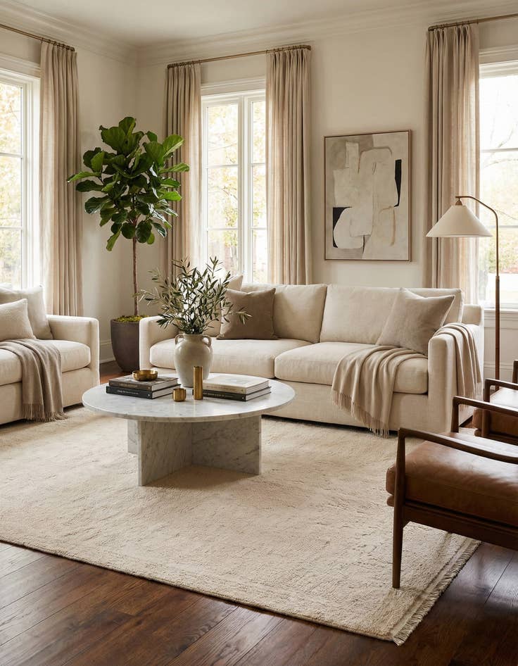 Detail image of 6' x 9' 4  Hand Knotted Darya Wool Rug